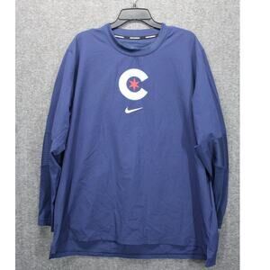 Nike Chicago Cubs Authentic Collection City Connect Player Sz XL Pullover Jacket